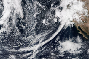 Pineapple express atmospheric river satellite image
